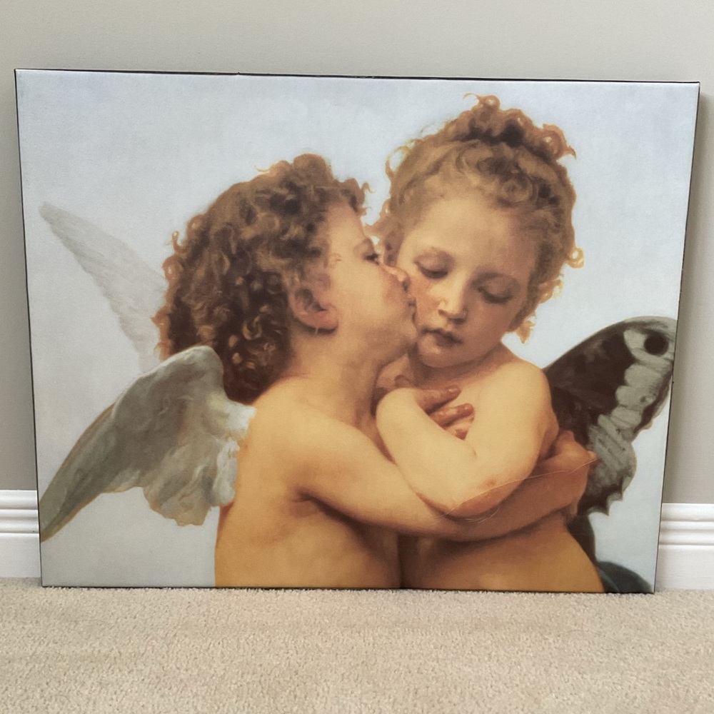 Bougereau First Kiss Wall Art